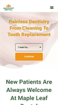 Mobile Screenshot of mymapleleafdental.com